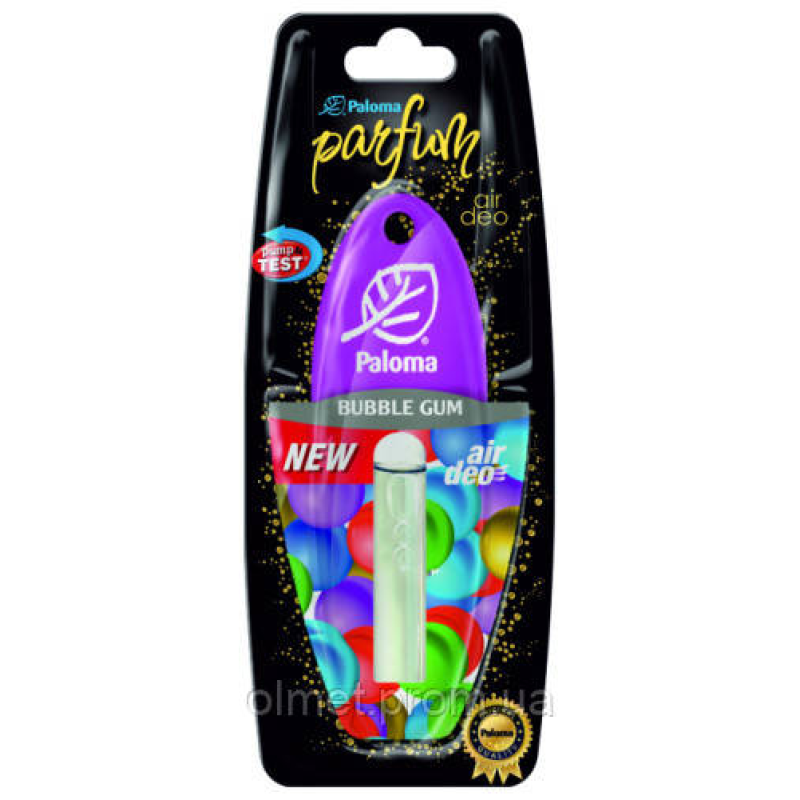 Ароматизатор Paloma Parfume 5ml, BUBBLE GUM (підвіска з рідиною)