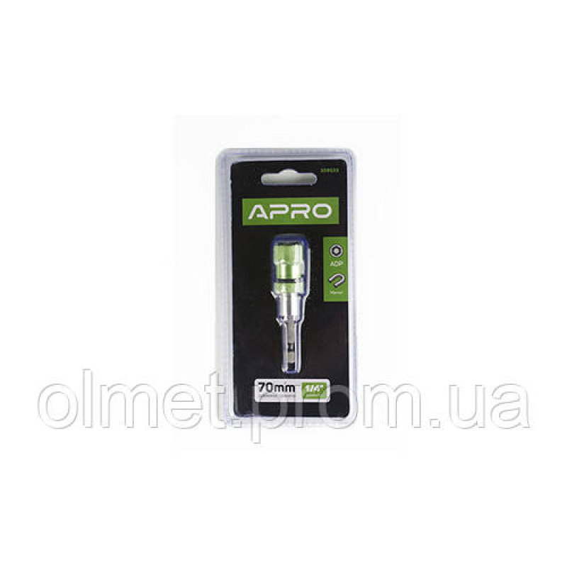 Магнітний тримач з обмежувачем для насадок 1/4 (70 мм) APRO