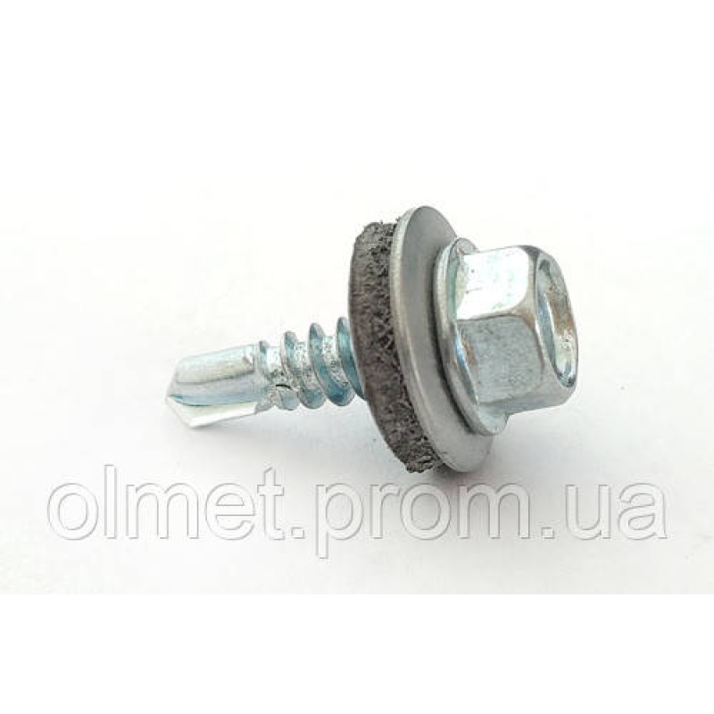 Саморіз покрівельний 4,8*19 DIN 7504K цинк білий для металу (ящ. 2400шт) APRO Саморіз покрівельний 4,8*19 DIN 7504K цинк білий для металу (ящ. 2400шт) APRO