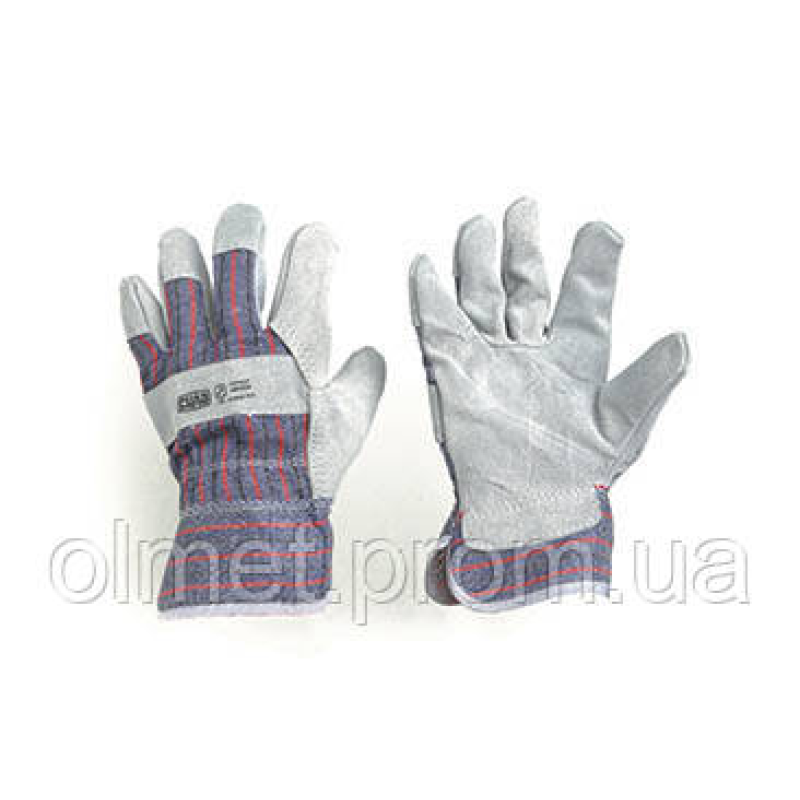 Рукавички комбіновані замшеві р10,5 (економ) СІЛА