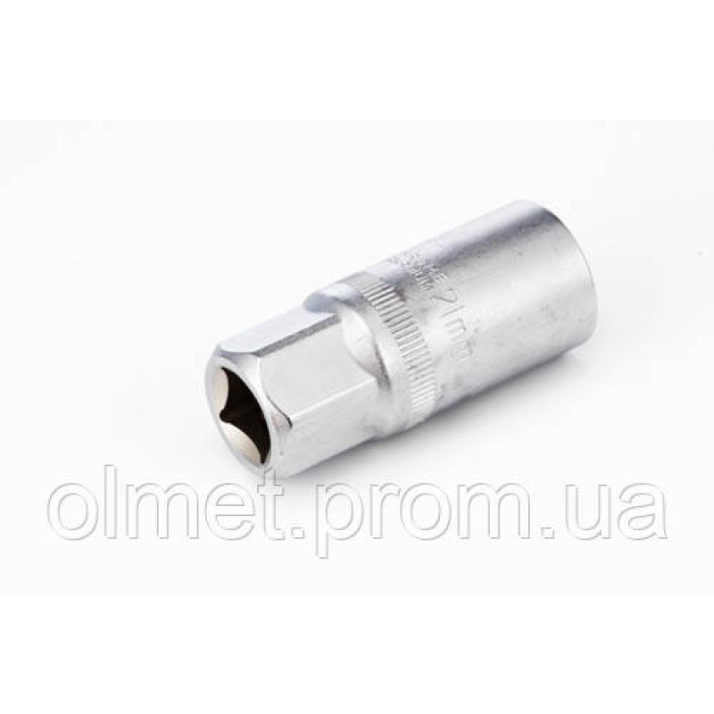 Насадка свічкова CrV 1/2 21 мм СІЛА Насадка свічкова CrV 1/2 21 мм СІЛА