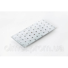 Пластина перфорована 100х160х2.0 мм оц. (пачка, раза 5 шт.) APRO