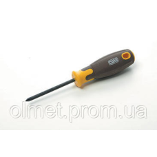 Викрутка хрестова композитна ручка CrV PH1 5x75 мм (hillips) (воронна) СИЛА