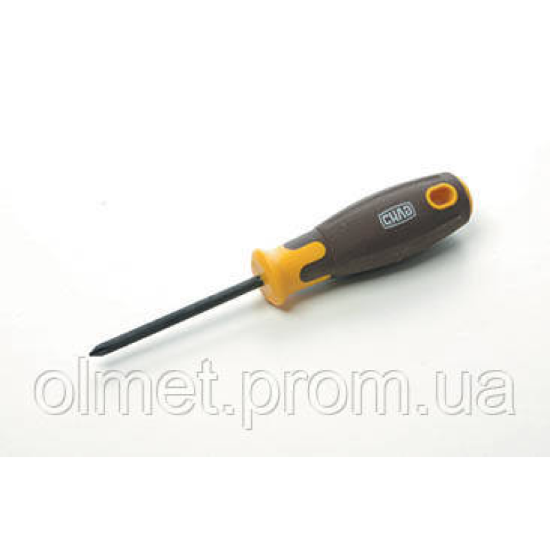 Викрутка хрестова композитна ручка CrV PH1 5x75 мм (hillips) (воронна) СИЛА Викрутка хрестова композитна ручка CrV PH1 5x75 мм (hillips) (воронна) СИЛА