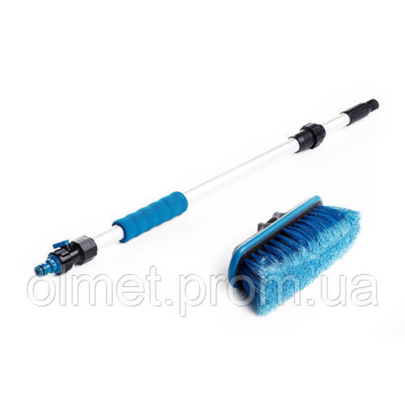 Щітка для миття автомобілів телескопічна з клапаном 65-100 см 12 Atelie Щітка для миття автомобілів телескопічна з клапаном 65-100 см 12 Atelie