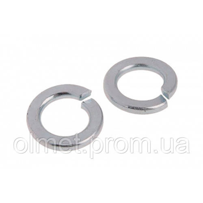 Шайба пружинна 8 мм DIN 127 цинк білий (пач 200 шт.) APRO