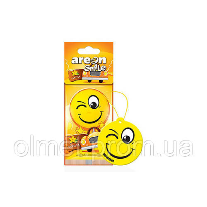 Ароматизатор Areon Smile Ваніль (картонна підвіска)