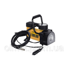 Компресор автомобільний однопоршневий (35 л/хв 7 Атм) з ліхтарем СІЛА