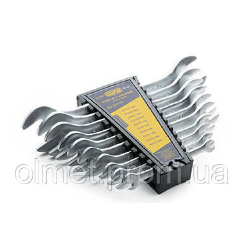 Набір ключів ріжкових 8x10 мм, 10x12 мм, 12x13мм, 14x15 мм, 17x19 мм, 19x22мм, 22x24 мм, 24x27 мм, 27x30 мм, 30x32 мм Набір ключів ріжкових 8x10 мм, 10x12 мм, 12x13мм, 14x15 мм, 17x19 мм, 19x22мм, 22x24 мм, 24x27 мм, 27x30 мм, 30x32 мм