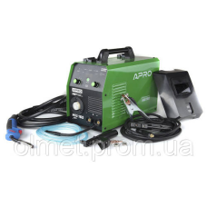 Зварювальний напівавтомат інверторний APRO MIG-160, 20-160А, ял.4 мм, к.0.8-1мм 5 кг 2.5+1.5+3 м (набір кабелів)