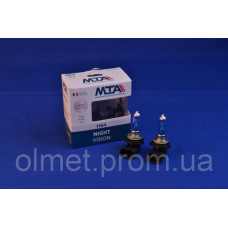 Лампа автомобільна HB4 12 V 55 W P22D NIGHT VISION + 80% (2 шт.) (ближня/дальня, протитуманна) MTA