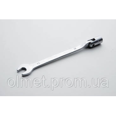 Ключ ріжково-накидний шарнірний CrV 22 мм СИЛА