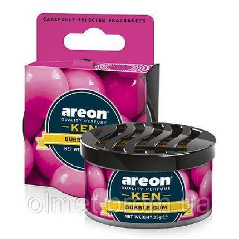 Ароматизатор AREON Ken Бабл Гам банка (під сидіння)