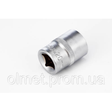 Насадка шестигранна CrV 1/2 20 мм СИЛА