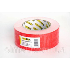 Стрічка клейка армована жовтогаряча 50 мм*50 м UNIFIX