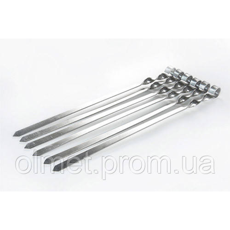 Шампур для люля-кебаб із неіржавкої сталі 560х20х3мм СІЛА Шампур для люля-кебаб із неіржавкої сталі 560х20х3мм СІЛА