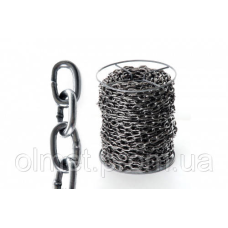 Ланцюг короткозований без покриття 6 мм DIN 5685А бухта 30 м APRO