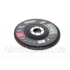 Круг пелюстково-торцевий Р60 прямий 125 мм (Т27) (КЛТ) APRO