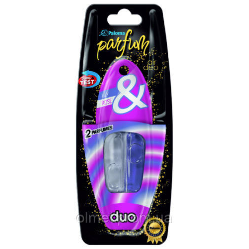 Ароматизатор Paloma DUO 5ml, LILIAC WILDE ROSE (підвіска з рідиною) Ароматизатор Paloma DUO 5ml, LILIAC WILDE ROSE (підвіска з рідиною)