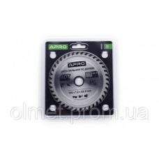 Диск пиляльний для дерева 125х22,2х40Т APRO