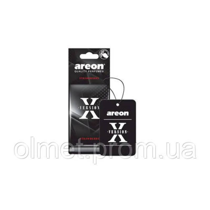 Ароматизатор Areon Х-Version Полуниця (картонна підвіска) Ароматизатор Areon Х-Version Полуниця (картонна підвіска)