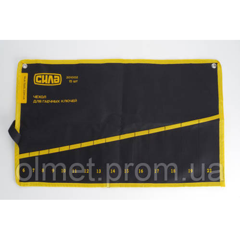 Чохол для гайкових ключів 6-19, 22 мм (15 шт.) СИЛА Чохол для гайкових ключів 6-19, 22 мм (15 шт.) СИЛА
