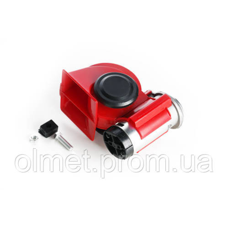 Сигнал пневматичний равлик12V 540Гц, 680 Гц 115Дб червоний (1 шт.) WTE