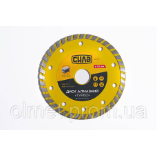 Диск відрізний для бетону 125х2,4х22,22мм (16-18%) Турбо СИЛА