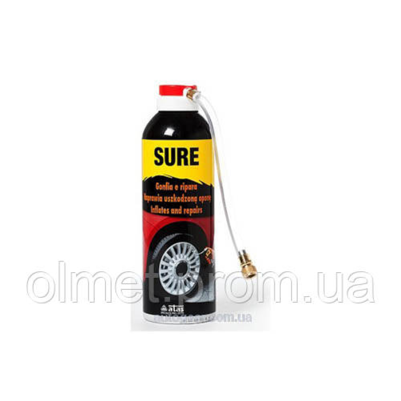 Засіб для ремонту шин SURE 300 ML-spray ATAS