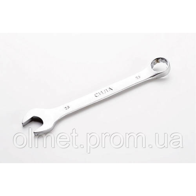 Ключ ріжково-накидний CrV 25 мм СИЛА Ключ ріжково-накидний CrV 25 мм СИЛА