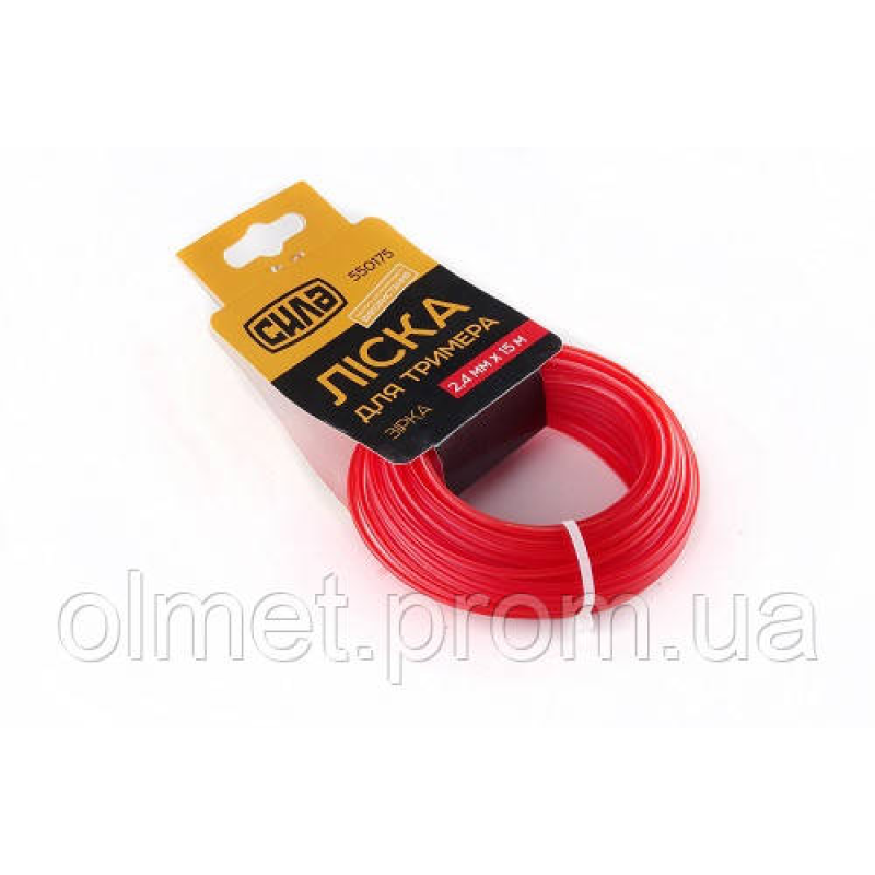 Волосінь для тримера 1,6 мм зірка 15 м СІЛА