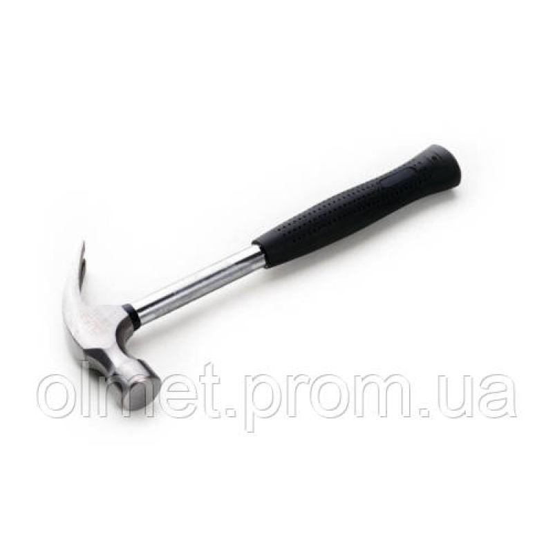 Молоток-цвяшник із металевою гумовою ручкою (450 г) СИЛА