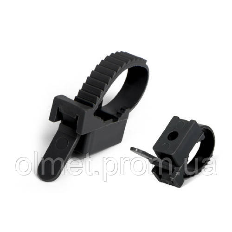 Кріплення ремінцеве чорне 10х120 мм (пач 50 шт.) APRO