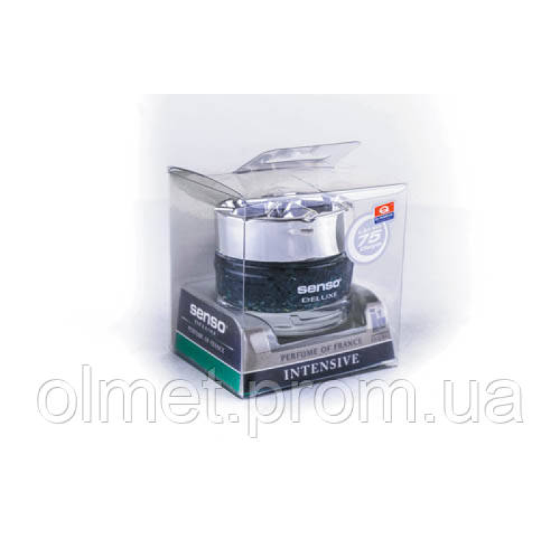 Ароматизатор SENSO DELUXE інтенсив (Intensive) банка з гелем (під сидіння)