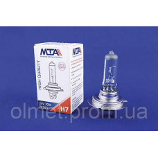 Лампа автомобільна H7 24V 70W PX26D (ближня/даля, протитуманна) MTA