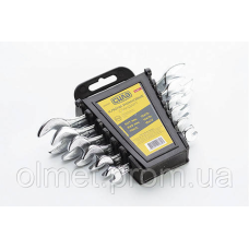 Набір ключів ріжкових Стандарт 6x7, 8x9, 10x11, 12x13, 14x15, 16x17 мм (6 шт.) СИЛА