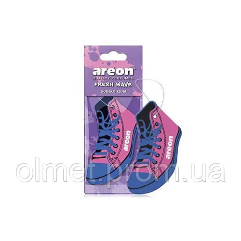 Ароматизатор Areon Fresh Wave Бабл Гам (Bubble Gum) (картонна підвіска) Ароматизатор Areon Fresh Wave Бабл Гам (Bubble Gum) (картонна підвіска)