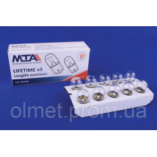 Лампа автомобільна 12V 10W Ba15s R10W (габарити, освітлення номерного знака) (10 шт.) MTA