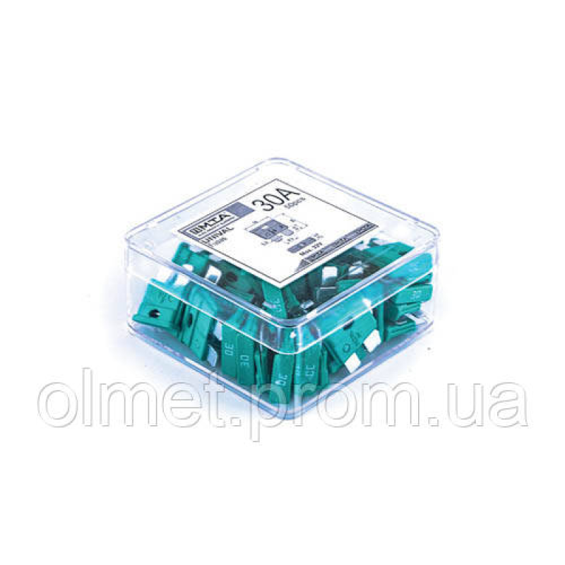 Запобіжники (плоскі євро 30 А) (50 шт.) MTA