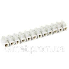 Клемна колодка 10 А (поліамід) (пач 10шт) UNIFIX