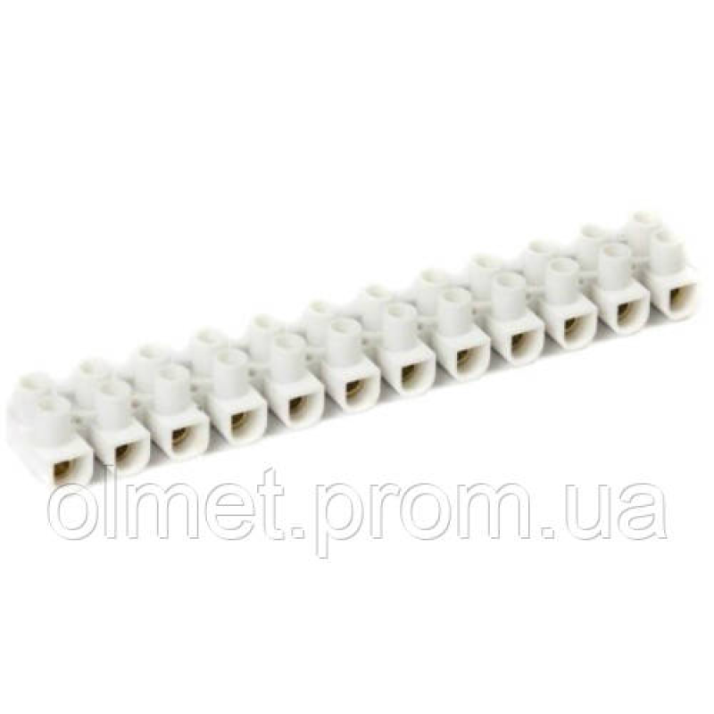 Клемна колодка 10 А (поліамід) (пач 10шт) UNIFIX