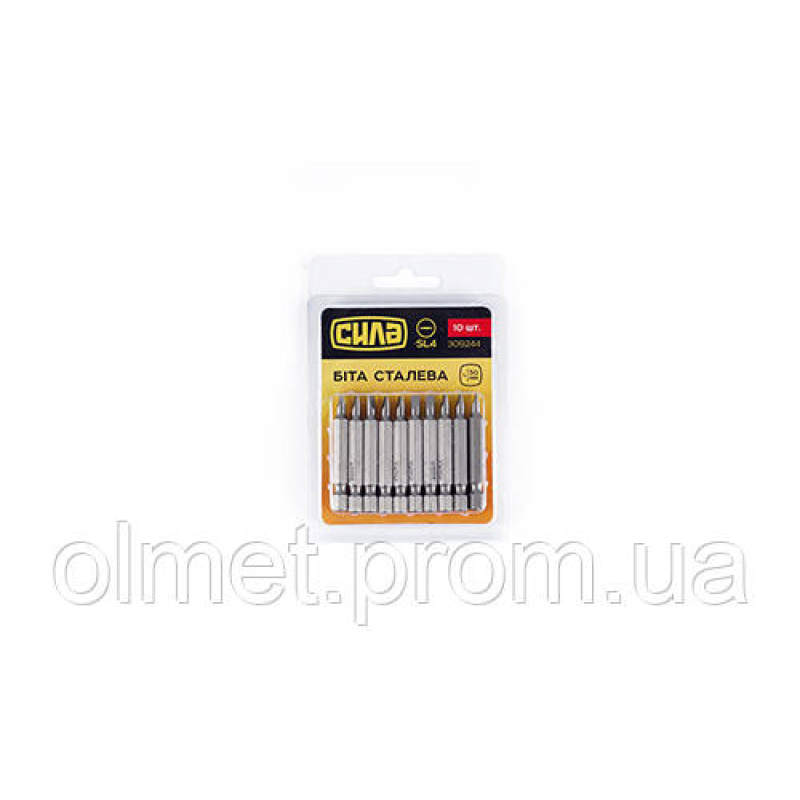 Біта SL4*50 мм (10 шт./пач) СИЛА