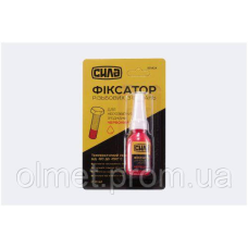 Фіксатор різі для нерозбірних з“єднань, червоний 10 г СИЛА