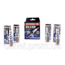 Свічки запалювання ГАЗ 2705, 3102, 3302 “Газель“ (Silver LR17YS.4K) BRISK