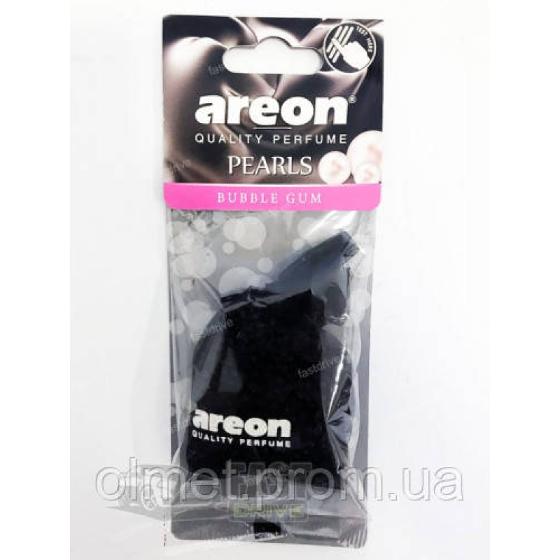 Ароматизатор AREON Pearls Бабл Гам Чорний (мішочок)