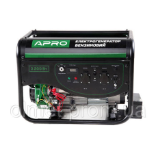 Генератор бензиновий 4-тактний 3.0/3.2 кВт (електро запуск) APRO