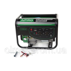 Генератор бензиновий 4-тактний 3.0/3.2 кВт (ручний запуск) APRO