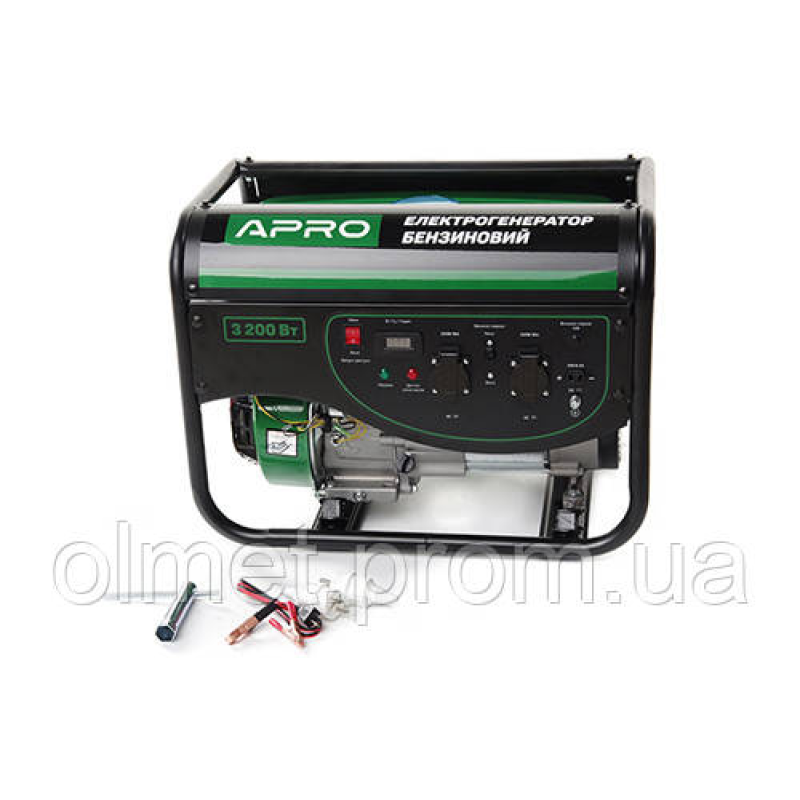 Генератор бензиновий 4-тактний 3.0/3.2 кВт (ручний запуск) APRO