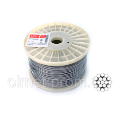 Трос 2 мм DIN 3053 (1х19) неіржавкий А2 200м APRO