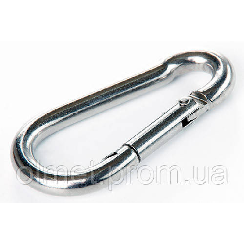 Карабін пожежний М6х60 неіржавкий A2 (пачка, красно 10 шт.) APRO